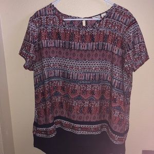 Cato Short Sleeve Blouse.